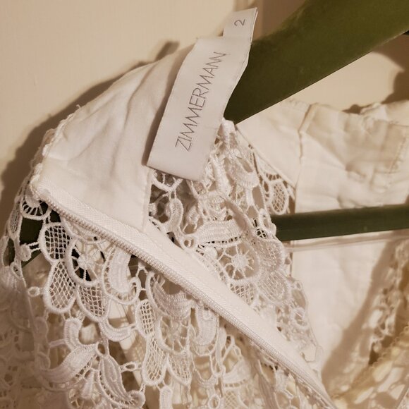 Zimmermann Empire Lace Dress Size 2 - Picture 3 of 11